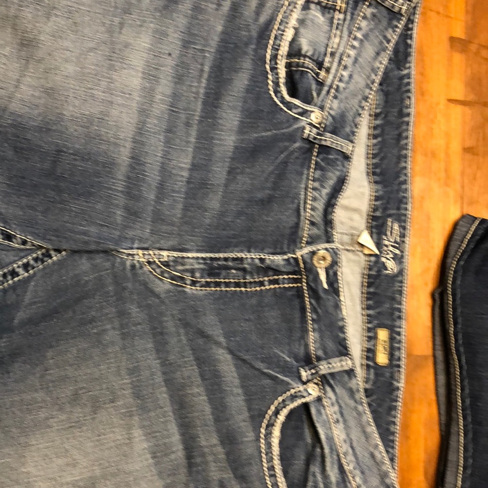 Silver jeans